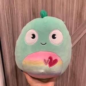 Squishmallows Kent the Chameleon Valentines 8” Stuffed Plush